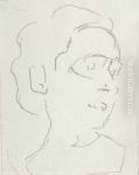 Study: Woman's Head Turned To The Right - view 1