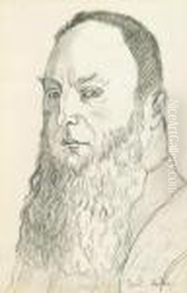 Preliminary Study For The Portrait Of James Vibert - view 1