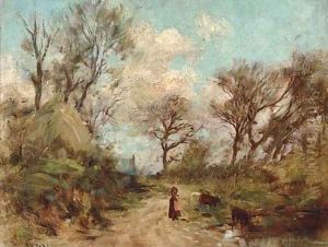 Cattle watering by William Darling McKay