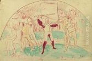Ruckzug Von Marignano by Ferdinand Hodler