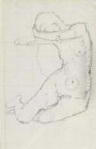 Seated Nude by Ferdinand Hodler
