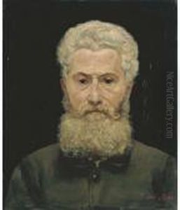 Bildnis Des Malermeisters P. Taddeoli by Ferdinand Hodler