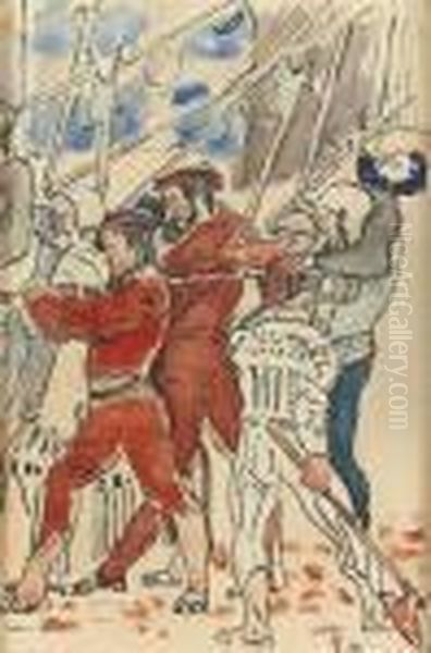 Studie Zu "ruckzug Von Marignano". - view 1