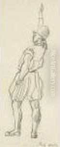 Schworender (studie Zur Einmutigkeit) by Ferdinand Hodler