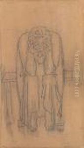 Dunkler Genius by Ferdinand Hodler