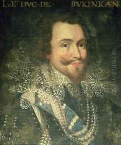 Portrait of George Villiers 1st Duke of Buckingham 1592-1628 by Jean Mosnier