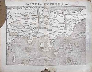 India Extrema Asia Map 23 from Cosmographia India Extrema Asia Map 23 from Cosmographia