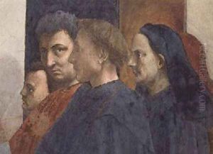 The Raising of the Son of Theophilus King of Antioch and St Peter Enthroned as First Bishop of Antioch by T. & Lippi, F. Masaccio