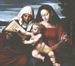 Virgin and Child with St Anne