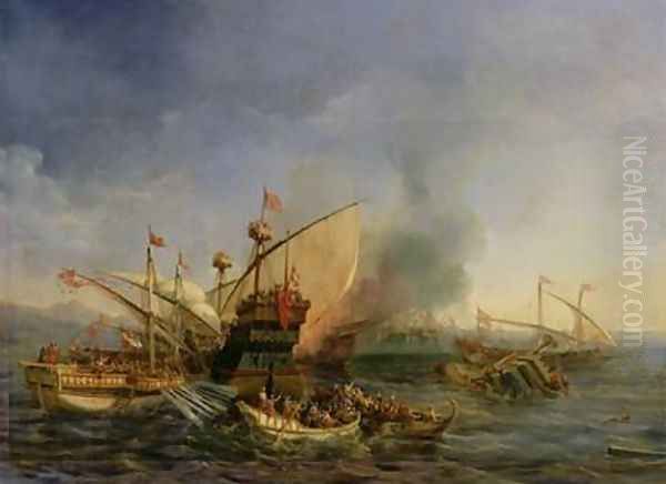 Naval Battle of Episkopi in 1323 1841 - view 1