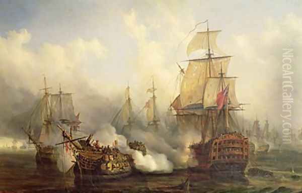 The Redoutable at Trafalgar 21st October 1805 - view 1