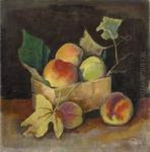 Stilleben Mit Pfirsichen by Carl Hofer