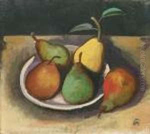 "stilleben Mit Birnen" by Carl Hofer