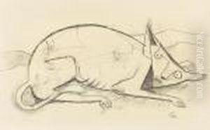 Luchs by Carl Hofer
