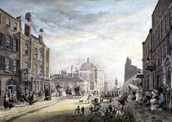 A View Towards Hanover Square from Holles Street London 1775 - view 1