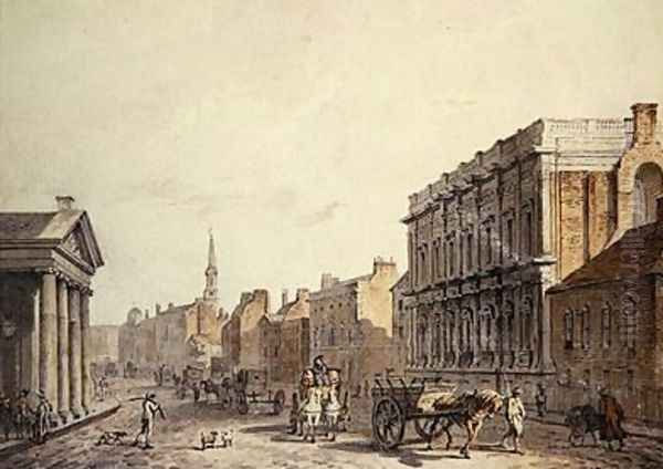 View of Whitehall looking towards Charing Cross 1790 - view 1