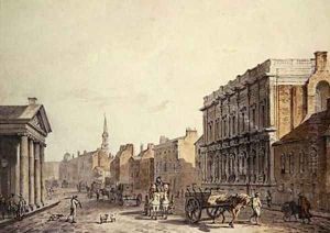View of Whitehall looking towards Charing Cross 1790 by James Miller
