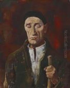 Der Blinde by Carl Hofer