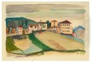 Hauser Im Tessin by Carl Hofer