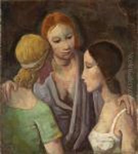 Drei Frauen by Carl Hofer