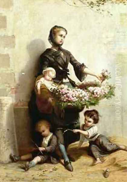 Victorian Flower Seller - view 1
