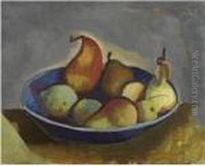 Birnen In Blauer Schale (pears In A Blue Bowl)