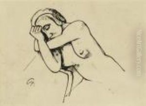 Woman Sleeping by Carl Hofer