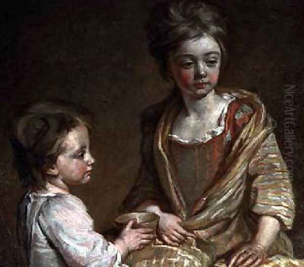 Portrait of Two of the Artists Children - view 1
