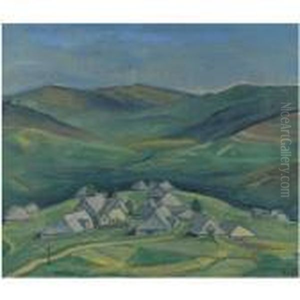 Blaue Landschaft (blue Landscape) - view 1