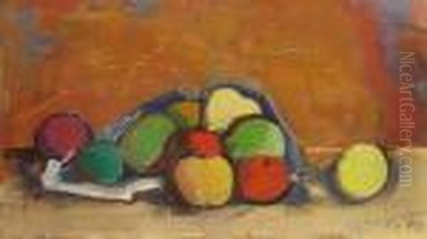 Fruchtestillleben (apfelin Tute) - view 1