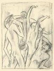 Verzweifelte by Carl Hofer