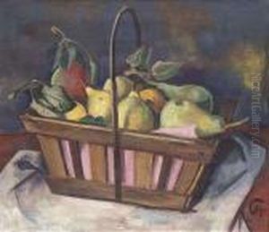 Spankorb Mit Birnen by Carl Hofer