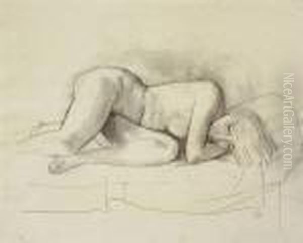 "liegender Frauenakt" - view 1