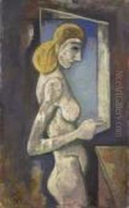 Akt Am Fenster