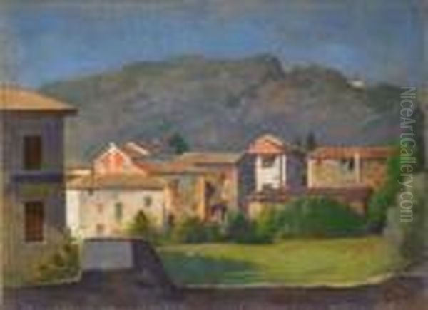 Tessiner Landschaft (hauser In Lavena) - view 1