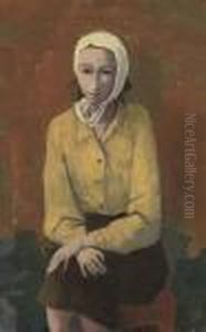 Seated Girl With Yellow Blouse Seated Girl With Yellow Blouse