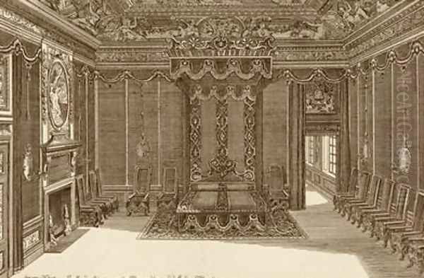Design for a Bedchamber with a State Bed - view 1