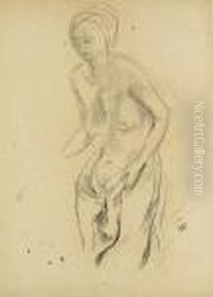 Standing Female Nude - view 1