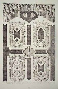 Garden design from New Book of Parterres by Daniel the Elder Marot