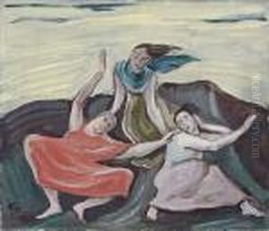 Die Familie by Carl Hofer