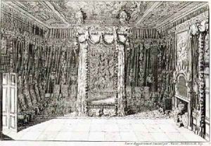 Design for a Bedchamber with a Four Poster Bed by Daniel the Elder Marot