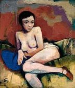 Female Nude by Carl Hofer