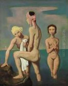 Badende by Carl Hofer