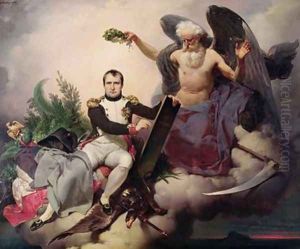 Napoleon 1769-1821 Crowned by Time before 1833 by Jean Baptiste Mauzaisse
