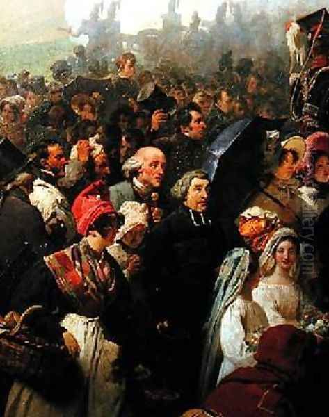 King Louis Philippe 1773-1850 visiting the old battlefield of Valmy 8th June 1831 - view 1
