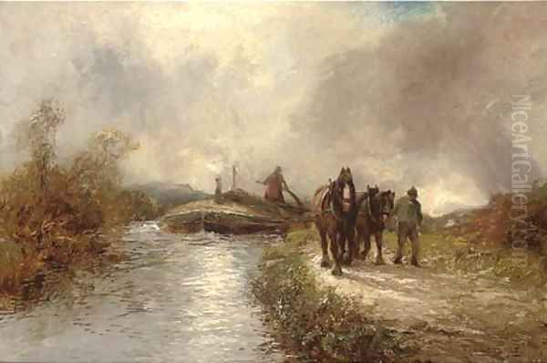 On the tow path, the Manchester Ship Canal - view 1