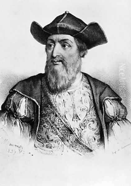 Portrait of Vasco da Gama 1469-1524 - view 1