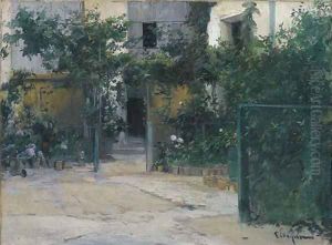 The artist's terrace by Eliseu Meifren i Roig
