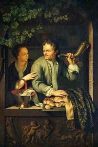 The Baker by Frans van the Younger Mieris