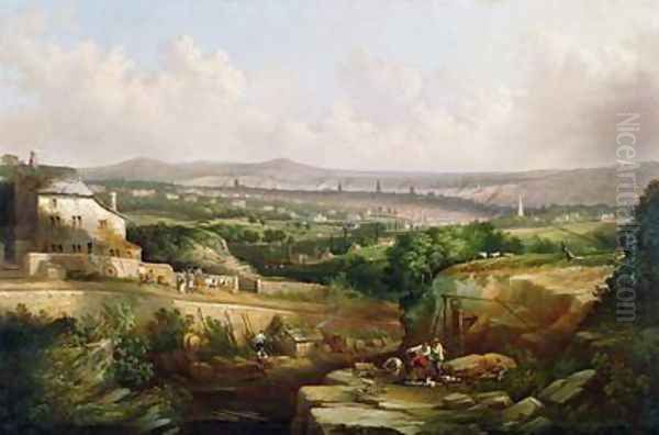 A View of Sheffield from Psalter Lane 1850 - view 1